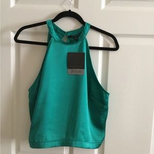 Marc New York Sleeveless Blouse with keyhole back.